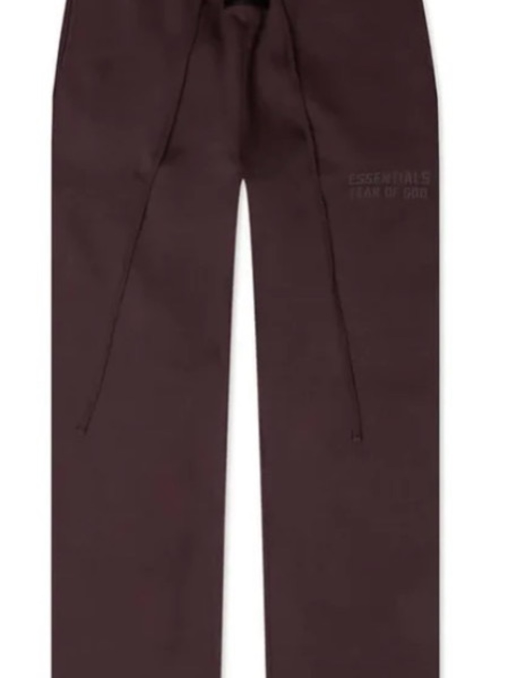 Essential fear of god sweatpants (plum)